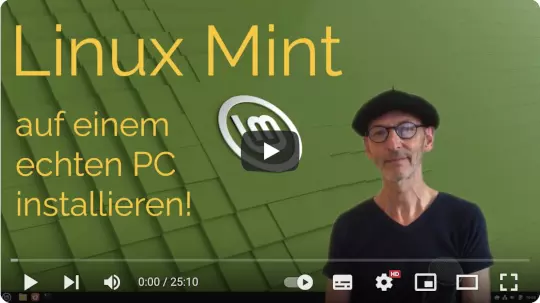 Linux Mint auf einem echten PC installieren!